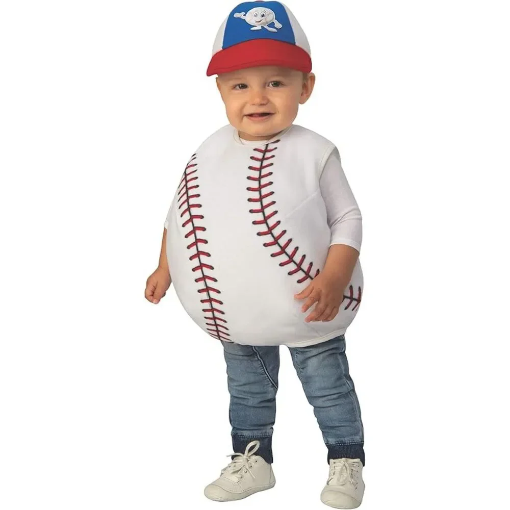 ⚾️ Rubies Little Baseball Infant Costume 12-24 Months Sports Halloween NWT